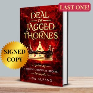 Deal of Jagged Thornes A Thorne Chronicles Prequel Signed First Edition Hardcover
