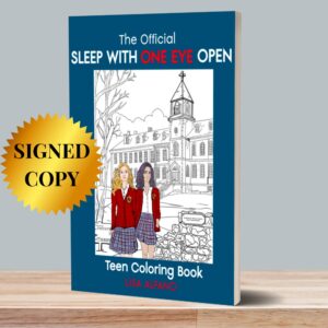 Sleep With One Eye Open Collector Coloring Book Signed First Edition